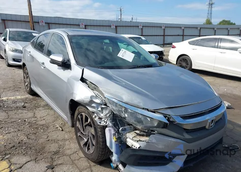 2016 Honda Civic Ex z USA, uszkodzony, nr VIN 19XFC2F73GE081546